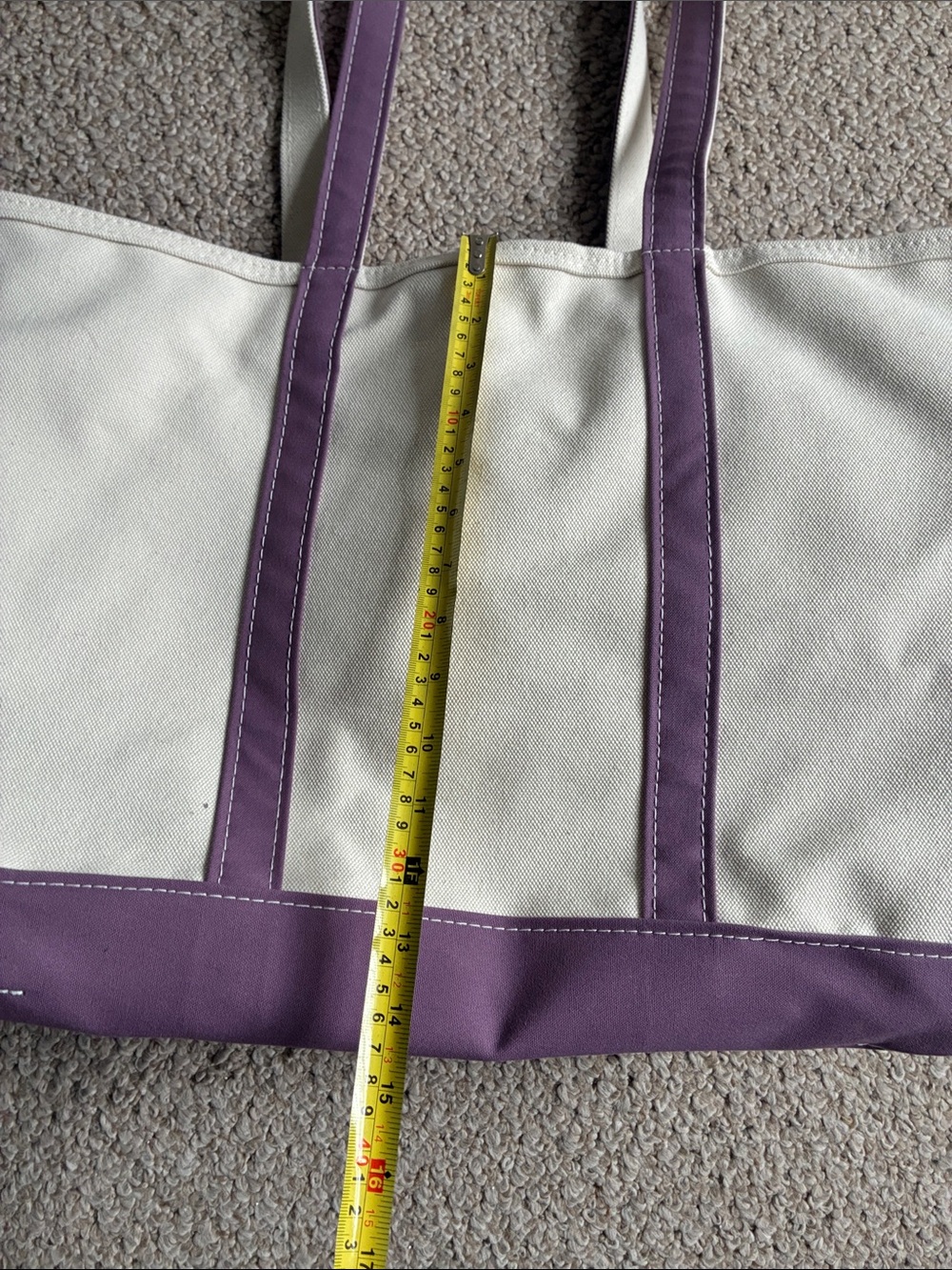 Brand New LL Bean Boat and Tote w/ Zipper - Picture 5 of 6